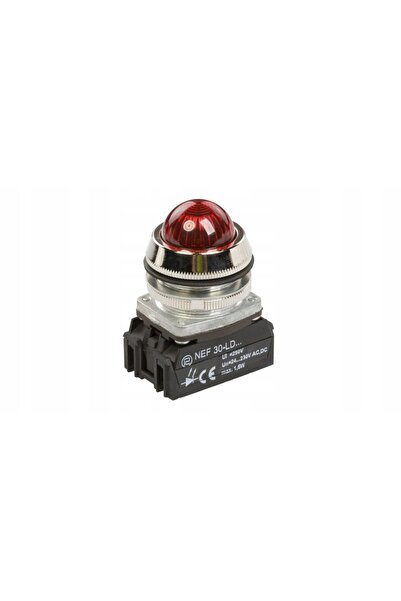 NO BRAND Lampă NEF30LDS/24V-230V roșie