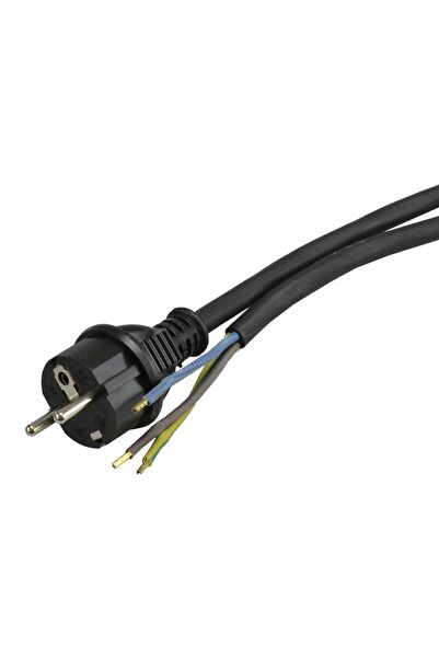NO BRAND Cablu de conectare cu mufă de cauciuc H07RN-F 3x1,5, 5m