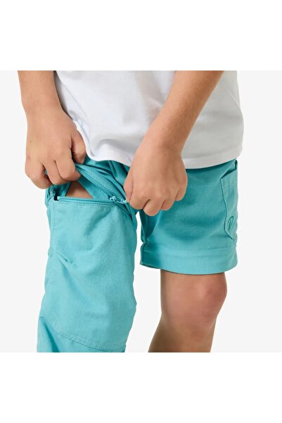 NO BRAND Pantaloni de drumeție pentru copii Quechua MH500 2 în 1