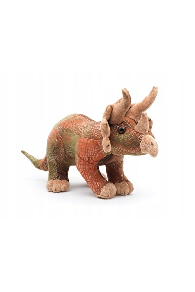 NO BRAND Jucărie de pluș Dinozaur Triceratops - 30cm