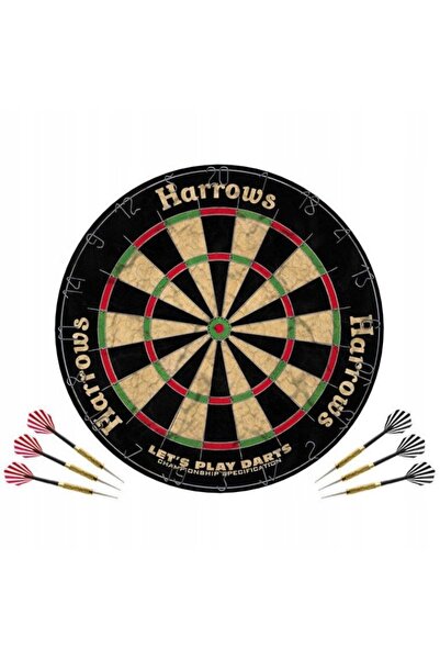 Harrows Placă de darts profesională din sisal + Săgeți