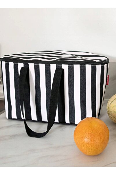 NO BRAND Geanta termica Reisenthel Coolerbag 20 l - summerstripes negru