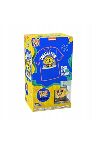Funko Tricou SpongeBob Mărimea L Set cu figurină 152cm Cutie Cadou Nickelodeon