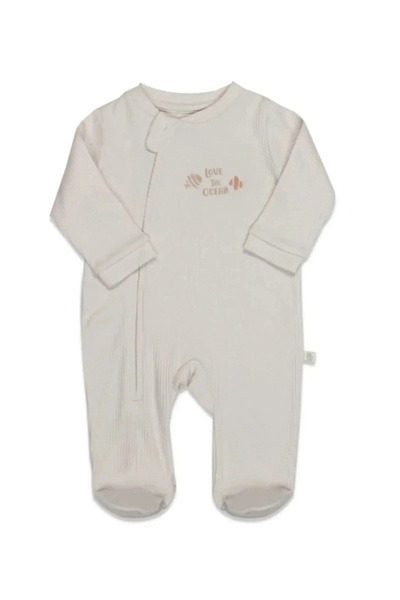Bistyle Jumpsuit with Zipper Modal the Ocean 15133 Beige
