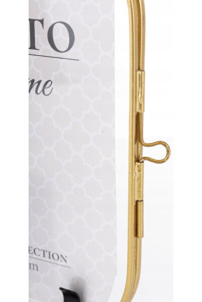 NO BRAND RAMĂ FOTOGRAFICĂ 10x15 DE MASĂ ELEGANTĂ GLAMOUR AURIE