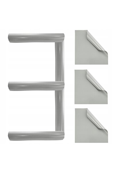 NO BRAND Set de benzi din PVC 50x50 cm, gri, pentru lipirea piscinelor prin m...