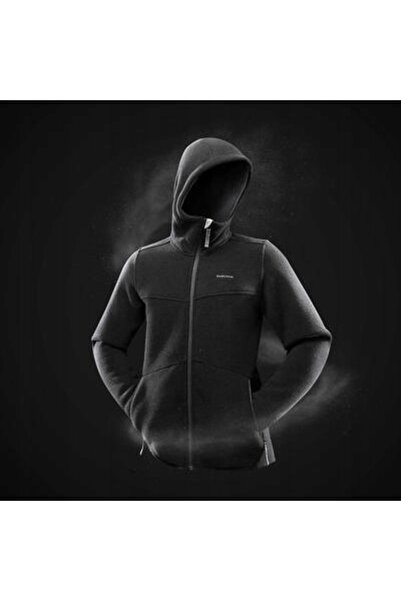 NO BRAND Quechua SH500 Fleece polar călduros pentru bărbați, turistic