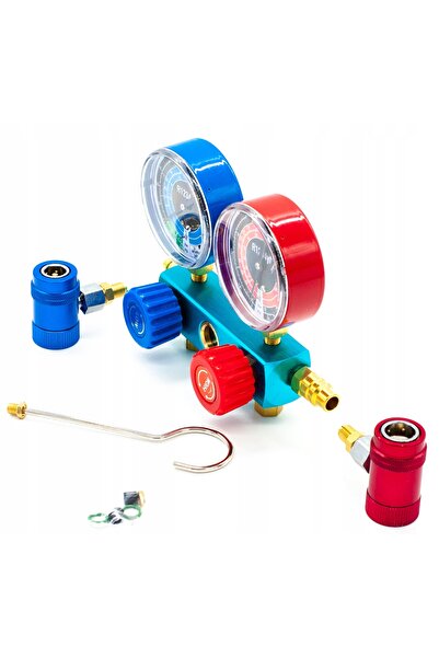 NO BRAND Tester/contor pentru aer condiționat R1234, manometre pentru climati...