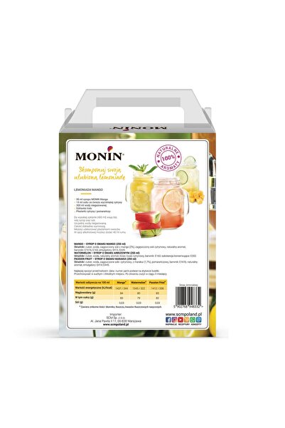 NO BRAND Sirop de lămâie Monin, pachet cu diverse arome, 3x250ml