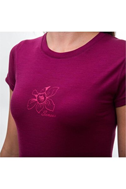 NO BRAND Tricou Merino de damă Sensor Merino Active PT Tee S/S - lila orhidee M