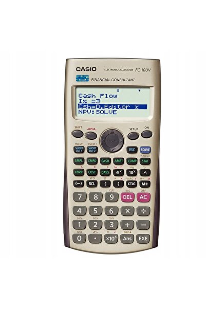 Casio CALCULATOR FINANCAR FC-100V