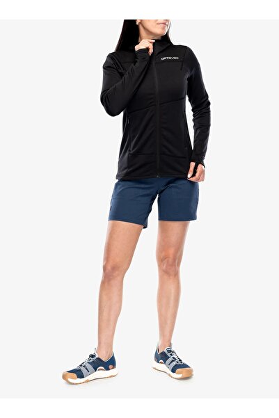 NO BRAND Hanorac din fleece pentru femei Ortovox Fleece Light Hoody – negru c...