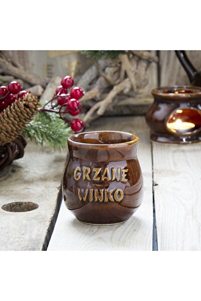 Krystynka CĂNI din faianță pentru VIN FIERBINTE, 250 ml, 2 bucăți, K3