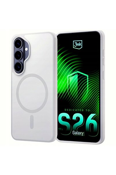 3MK Husă pentru Galaxy S26+ Plus, tip Smoke MagSafe, mată, de protecție