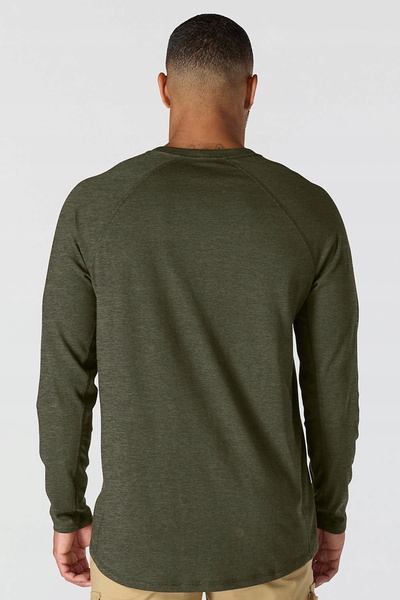 Carhartt Bluză fără glugă Force Relaxed LS T-Shirt - verde melanj M