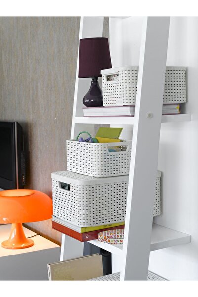 CURVER COȘ CU CAPAC MODEL L 44 X 33 X 24 CM CREAM