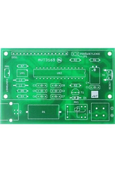 NO BRAND Tester de capacitate pentru baterii AA/AAA, AVT3169 PCB+ uP