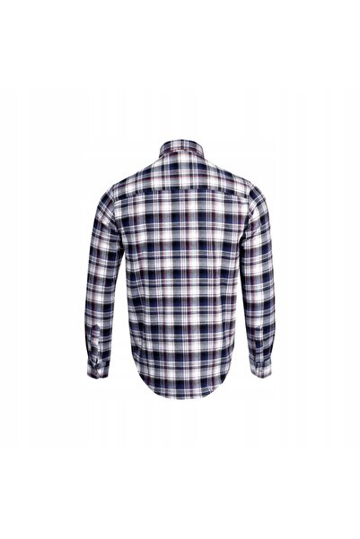 NO BRAND Cămașă de flanelă Lahti Pro gri-negru în carouri - Mărimea L