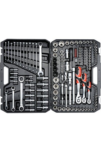yato SET DE SCULE CHEI IMBLOCABILE 1/4 3/8 1/2 150 PIESE