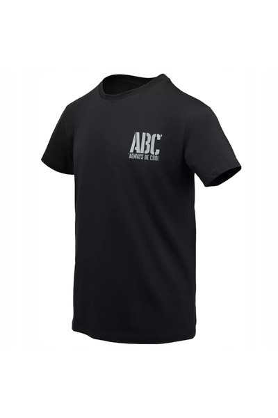 NO BRAND Tricou imprimat bărbați bumbac Helikon T-shirtScud ABC - Negru L