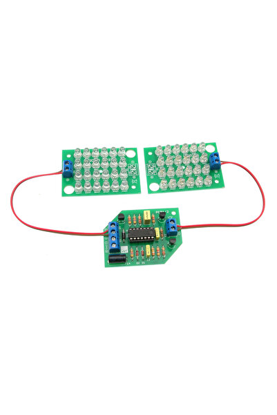 NO BRAND Lumină cu efect LED - stroboscop roșu și albastru, AVT2720 C