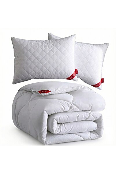 NO BRAND Set complet lenjerie de pat anuală antialergică 160x200 + 2 fețe de ...