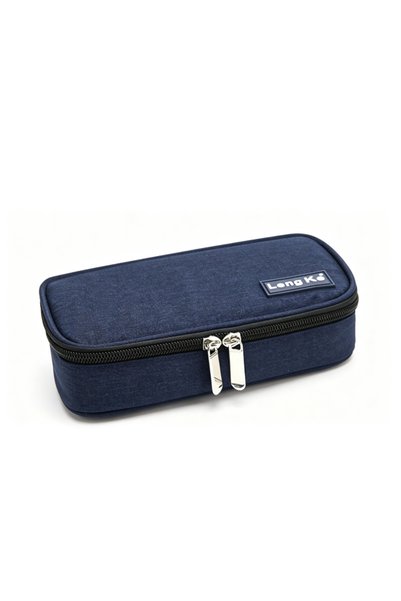 Jubilin Navy Blue Insulin Cooler Travel Case, Diabetic Medication Organizer Bag for Pens & Vials, Bag Only
