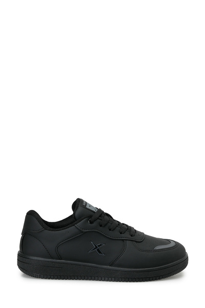Kinetix Kalen Pu Enj g Black Boy's Sneaker