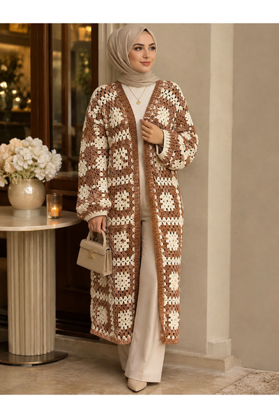 Moon velleur Granny Kare Hırka