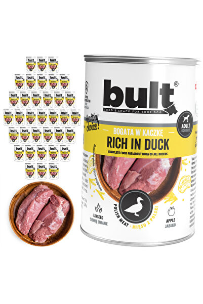 Bult Hrană umedă completă pentru câini, bogată în rață, la conservă, 36x400g