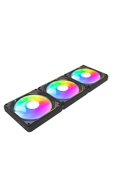 darkFlash GAUS24 120mm Magnetic ARGB Air Cooling Case Fan, 2200RPM, 53 CFM, 4...