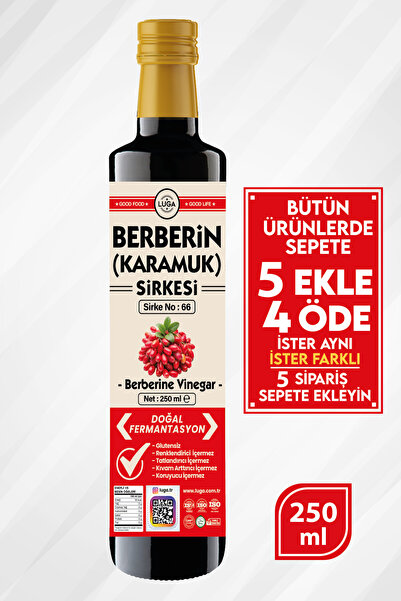 Luga Berberin (Karamuk) Sirkesi - % Doğal Fermantasyon, Katkısız, Koruyucusuz...