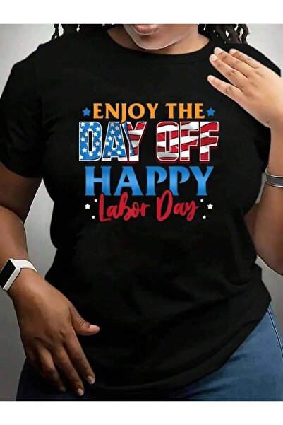 NOURAM Enjoy The Off Happy Labor Day Cruise Vacation Trip Black Graphic T Shi...