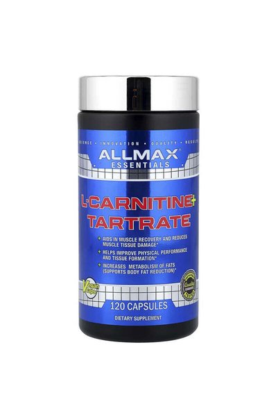 ALLMAX إيسنشيالز إل-كارنيتين + تارتريت 120 كبسولة