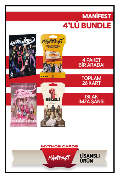 MANİFEST HİLELİ & TOZ PEMBE & AMATÖR 6'LI & DAHA İYİ BUNDLE