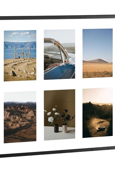 Navaris Picture Frame Collage - Κορνίζα Κολλάζ από Αλουμίνιο για 6 Φωτογραφίε...