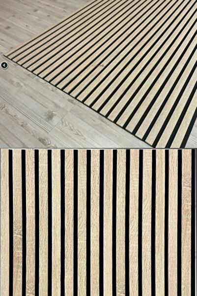 Dekonil Mdf Ahşap Keçeli Akustik Duvar Paneli 60x275 cm - Sonoma