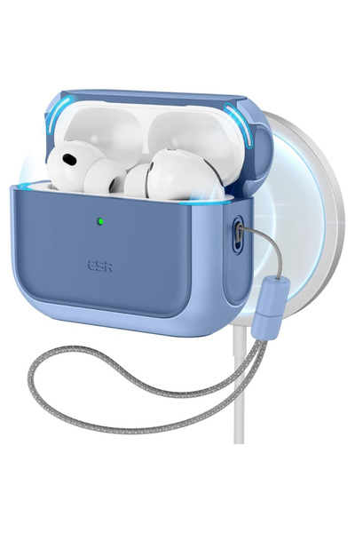ESR Θήκη AirPods Pro 3rd Gen Orbit Hybrid Magnetic με MagSafe - Powder Blue