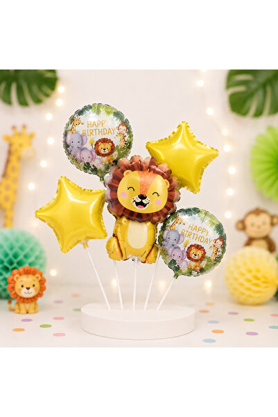 Cansüs Can Süs Zürafa Konsept Özel Gün Balon Seti