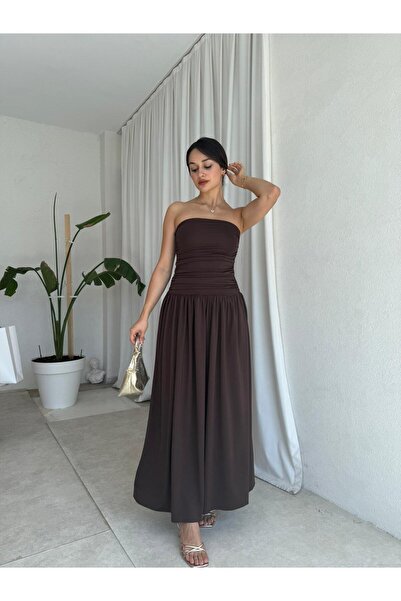 Mooi Butik Rochie DOBBY 7995 - Maro amar
