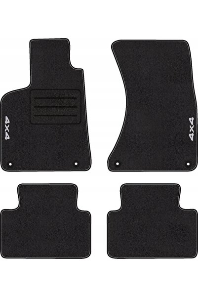 NO BRAND Covorașe auto cu logo 4x4 pentru Porsche Macan (2013 - 2021) set com...