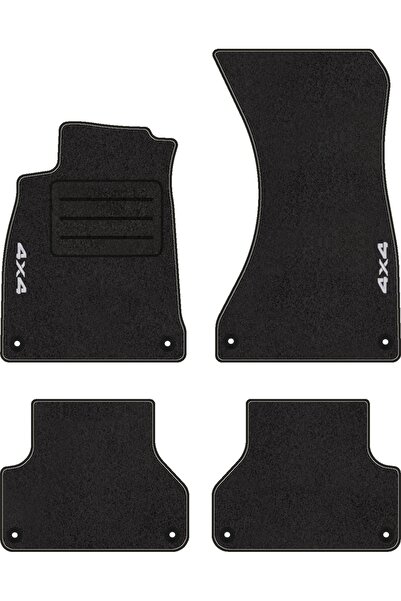 NO BRAND Covorașe auto cu logo 4x4 pentru Audi A4 B9 (2016 - 2021) set comple...