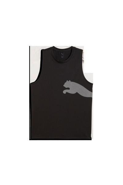Puma TAD BIG LOGO TANK Erkek Siyah T-Shirt & Polo