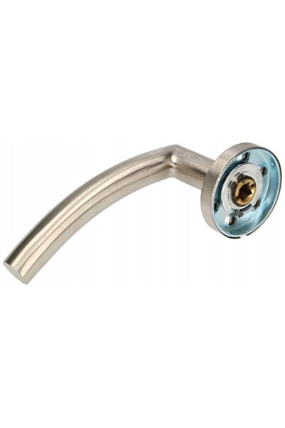 NO BRAND SET MÂNER UȘĂ UNIVERSAL CU ROSETĂ ȘI INSETĂ WC 130MM CULOARE INOX