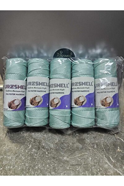 urzsmell Polyester Macrame 500Gr, 5-Pack (100Gr-140Mt Each) No. 3. 2mm Supla,...