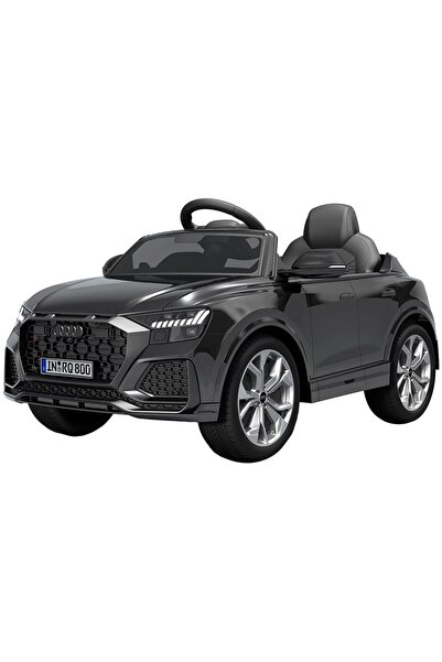 Chipolino Masinuta electrica Audi RS Q8 cu scaun din piele si roti EVA black