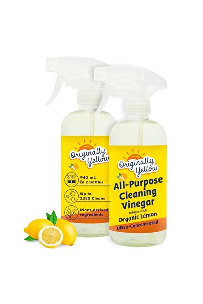 Generic Brand Originally Yellow, All-Purpose Vinegar Cleaner Spray, Distilled...