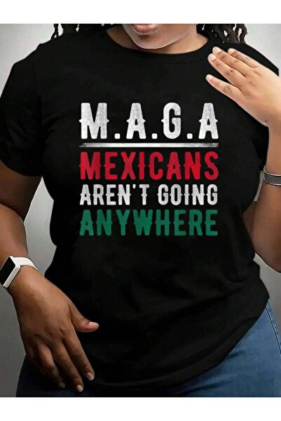 2BIR تي شيرت Mexicans Aren't Going Anywhere Mexico Pride تي شيرت أسود برسومات...