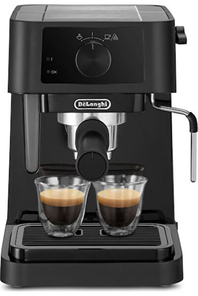De'Longhi Stilosa Μηχανή Εσπρέσο 1100W 15bar Πίεση Μαύρο EC230.BK