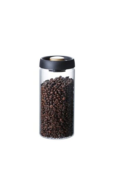 Generic Glass Canister with Vacuum Lids,500/900/1200ml Borosilicate Glass Cof...